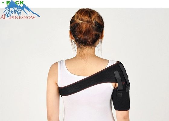 중국 조정가능한 탄력 있는 정형외과 어깨 지원 버팀대 S M L 크기 검정 색깔 협력 업체