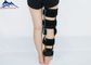 의학 SBR 물자 경첩을 다는 조정가능한 까만 정형외과 리테이너 무릎 부목 제품 협력 업체